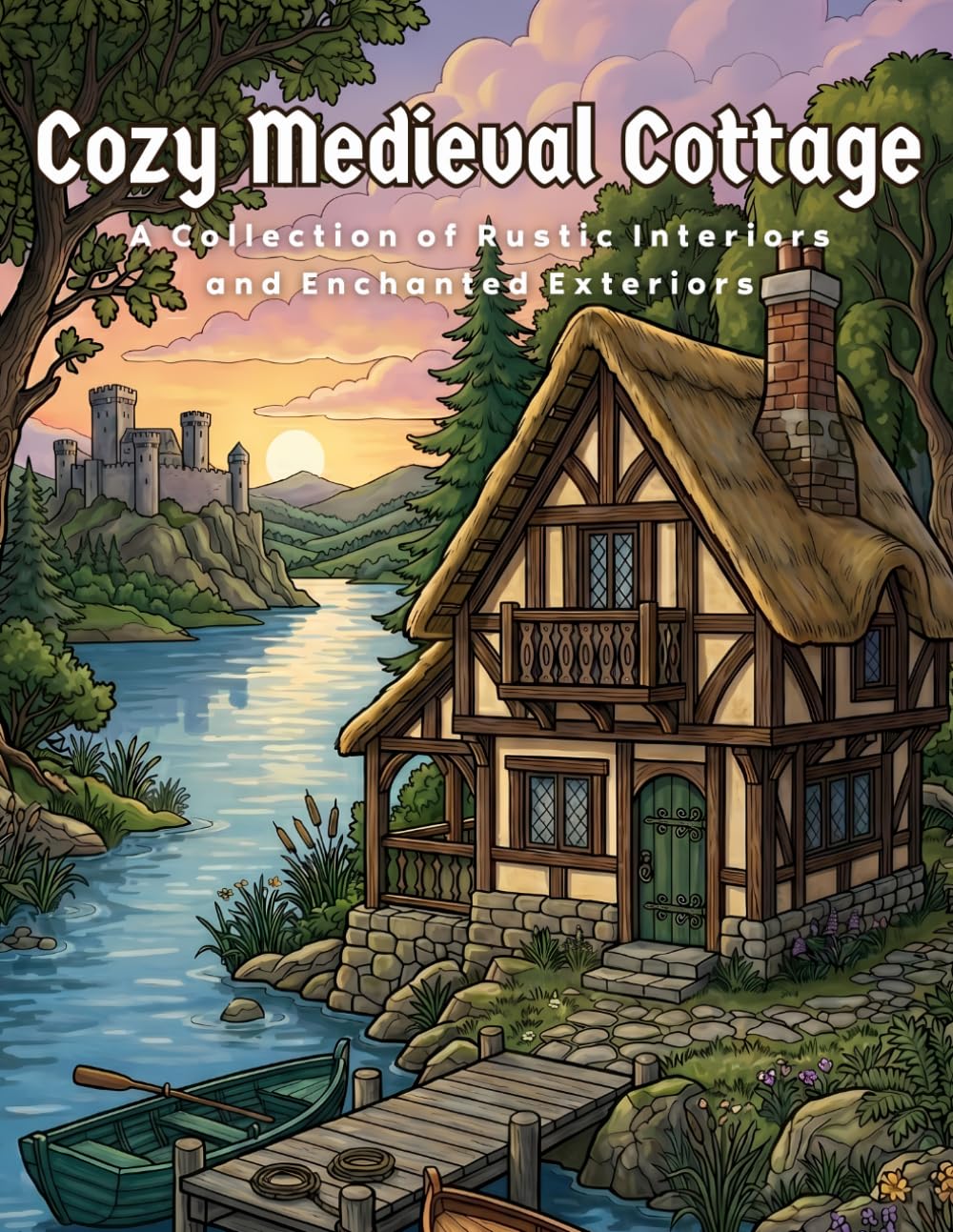 Cozy Medieval Cottage Book Cover